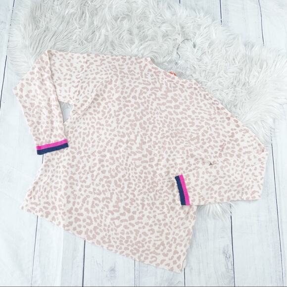 Sundry‎ Women's Cream Leopard Spotted Pullover  Sweater Size 3 Large - Picture 5 of 5